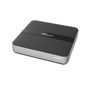 Milesight 4K Mini PoE NVR 5000 series Resolución máxima 4K | 8 canales