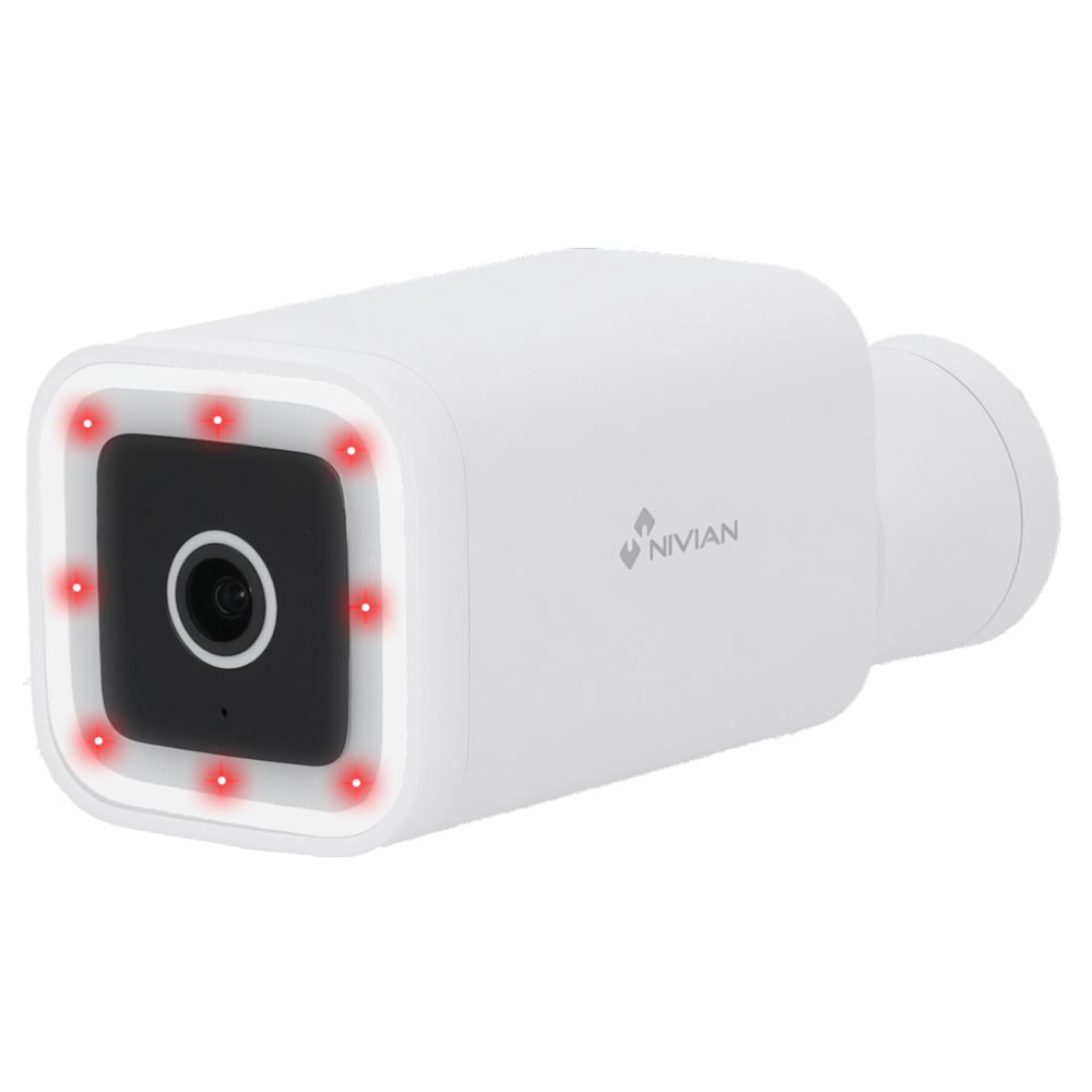    Nivian Smart Cámara 2.5K 4MP Wifi 2.4 GHz | Exterior IP65