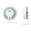 Detector de CO y humo autónomo X-Sense Permite conectar 24 detectores por RF 868MHz