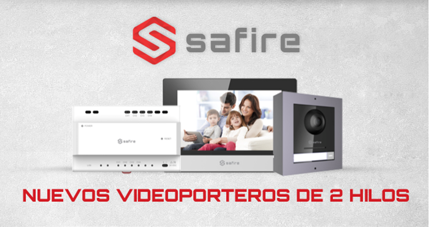Safire SF-VI117-AN-1  Videoportero 2 hilos con cámara de 2Mpx