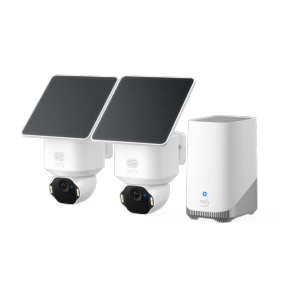 Eufy SoloCam E42 2+1 (HomeBase S380) Resolución 4K UHD (8 MP) / Sirena y luz estrobos