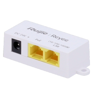     Inyector PoE Pasivo Entrada/Salida RJ45 10/100/1000 Mbps 12-24v