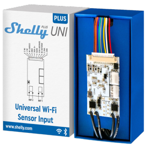     Shelly Plus Uni WiFi 2.4 GHz IEEE802.11 b/g/n / Bluetooth