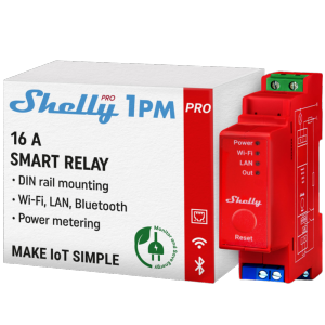     Shelly Pro 1PM WiFi 2.4 GHz IEEE802.11 b/g/n / Bluetooth