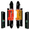 Detector de barrera por infrarrojos Compatible con transmisor vía radio