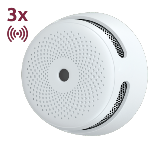 Pack de 3 mini detector de humo autónomo X-Sense Comunicación WiFi 2.4GHz