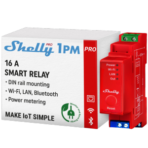     Shelly Pro 1PM WiFi 2.4 GHz IEEE802.11 b/g/n / Bluetooth