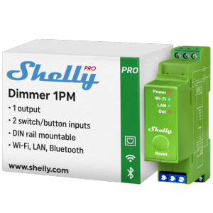     Shelly Pro Dimmer 1PM WiFi 2.4 GHz IEEE802.11 b/g/n / Bluetooth