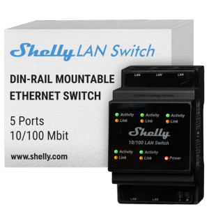     Shelly LAN Switch Montable en DIN